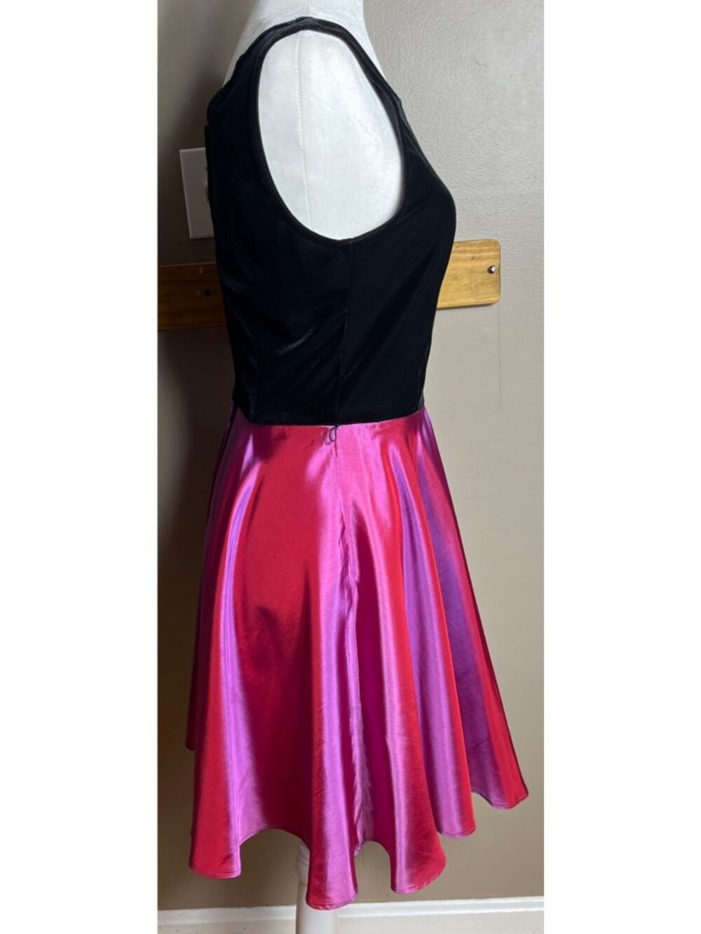 Byer CA Skater Dress 80s Electric 90s Grunge Y2k Party Prom Whimsigoth Junior 11 - Picture 4 of 10